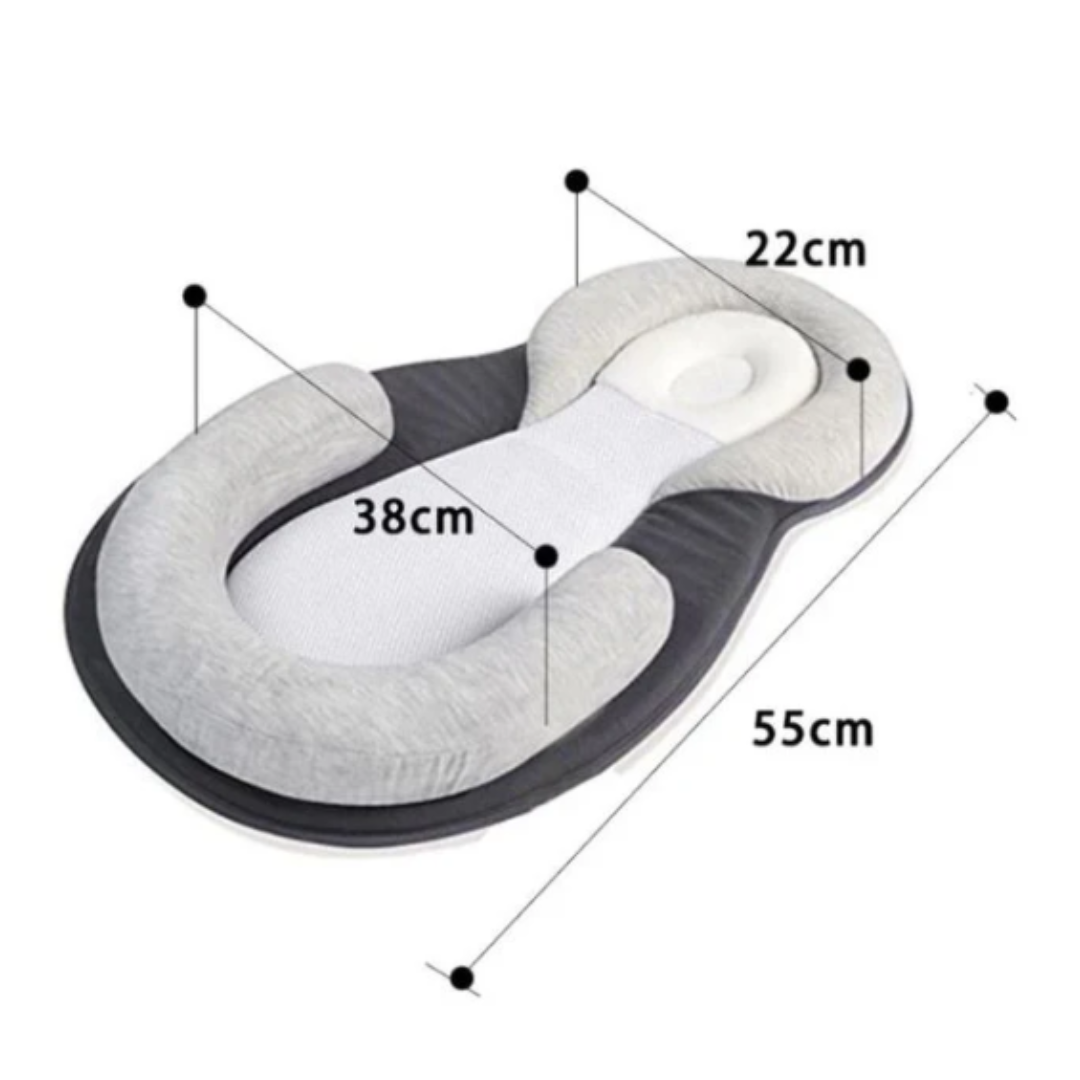 Ergonomisches Babykissen gegen Plattkopf – Komfort & Schutz für Neugeborene