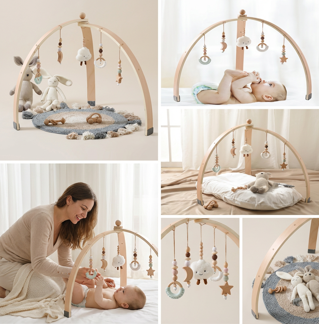 Ein vielseitiges und sicheres Spielzeug für die Frühentwicklung Ihres Babys."