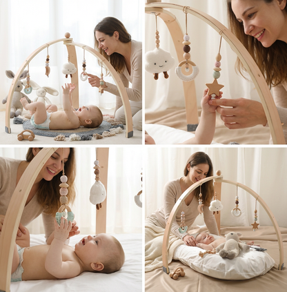 Ein vielseitiges und sicheres Spielzeug für die Frühentwicklung Ihres Babys."