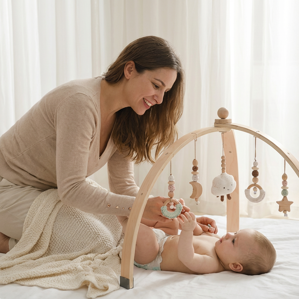 Ein vielseitiges und sicheres Spielzeug für die Frühentwicklung Ihres Babys."