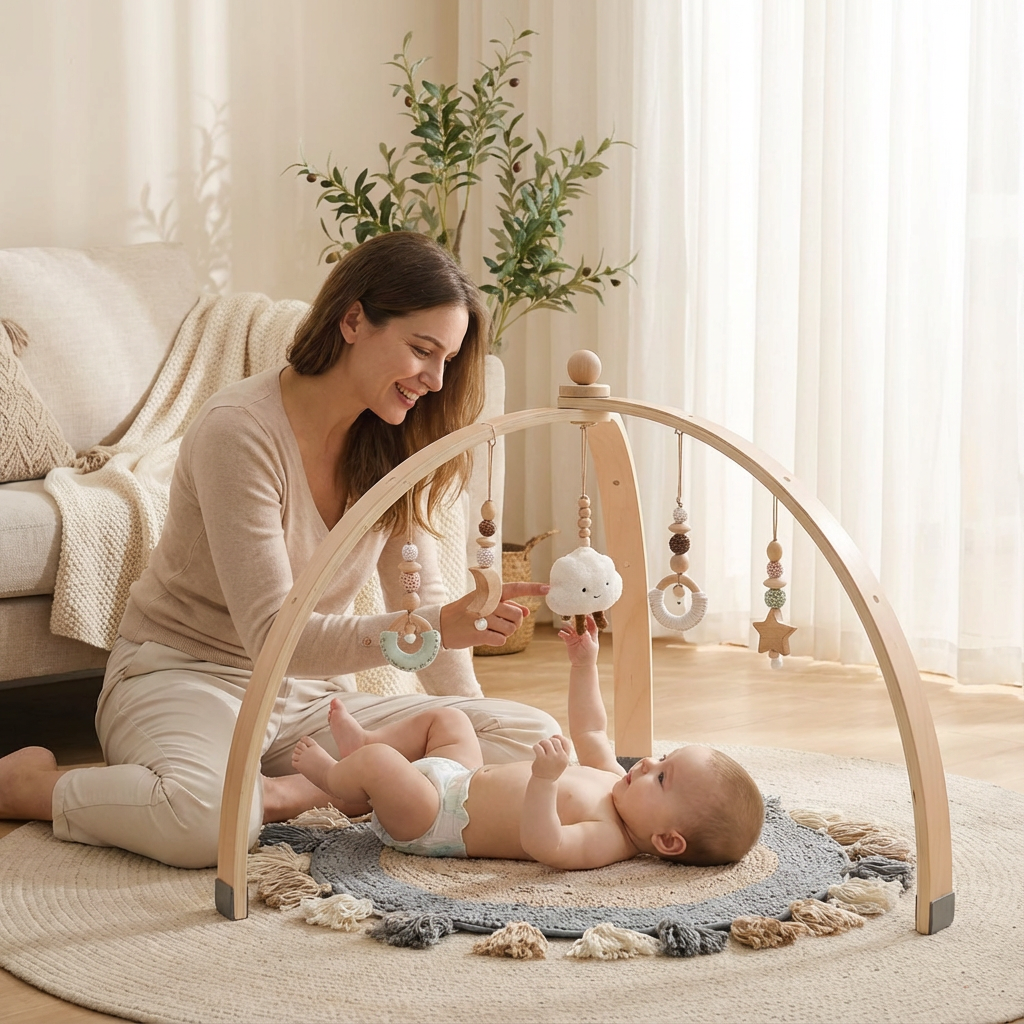 Ein vielseitiges und sicheres Spielzeug für die Frühentwicklung Ihres Babys."