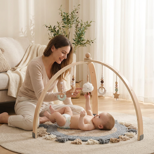 Ein vielseitiges und sicheres Spielzeug für die Frühentwicklung Ihres Babys."