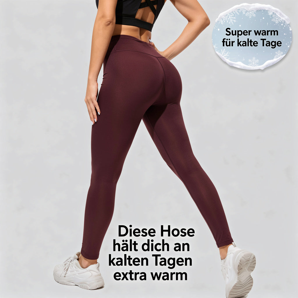 Gefütterte Thermo-Leggings für den Winter