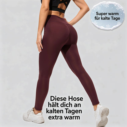 Gefütterte Thermo-Leggings für den Winter