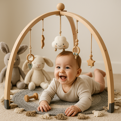 Ein vielseitiges und sicheres Spielzeug für die Frühentwicklung Ihres Babys."