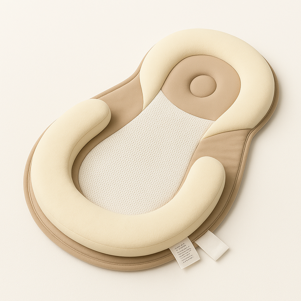 Ergonomisches Babykissen gegen Plattkopf – Komfort & Schutz für Neugeborene