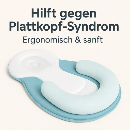Ergonomisches Babykissen gegen Plattkopf – Komfort & Schutz für Neugeborene