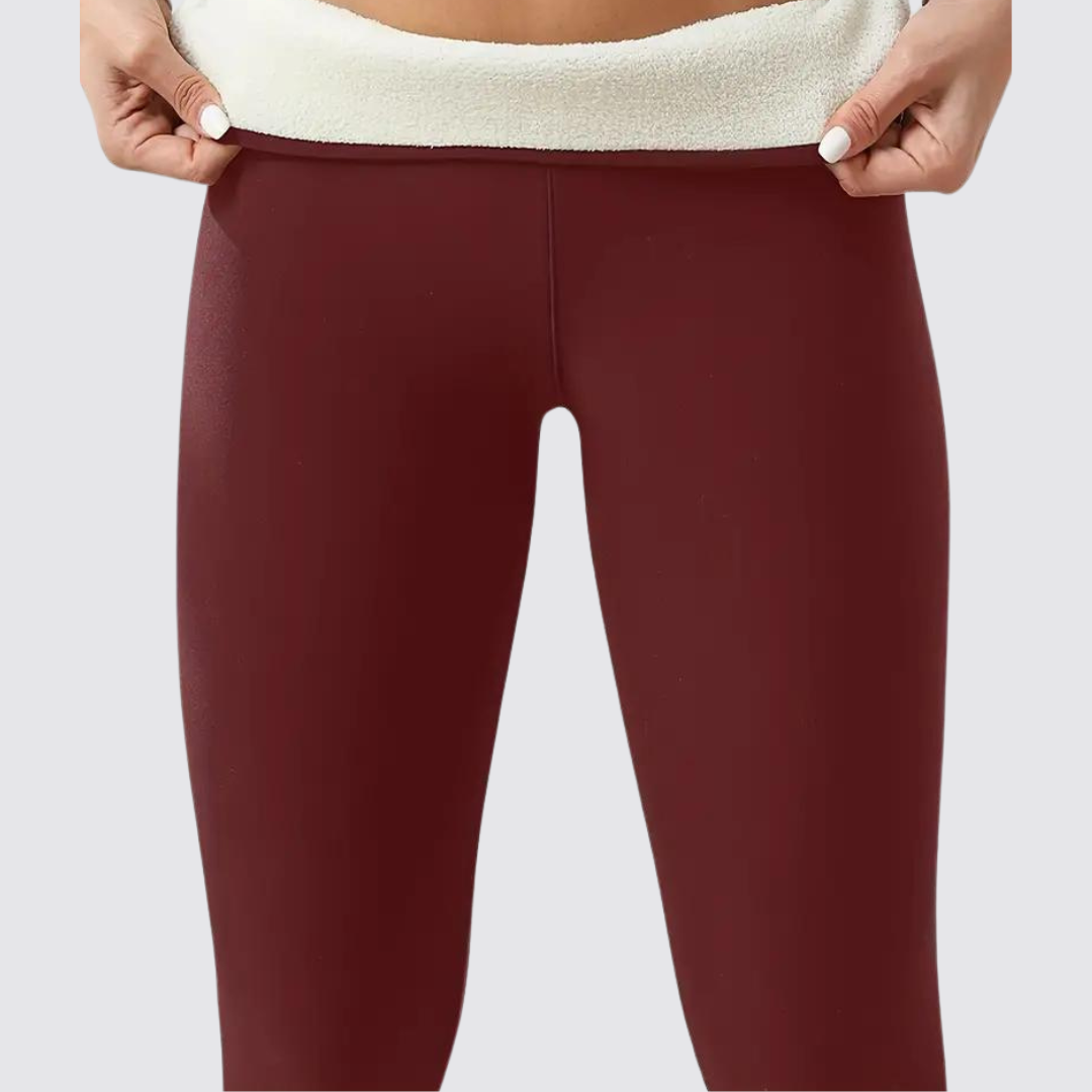 Gefütterte Thermo-Leggings für den Winter