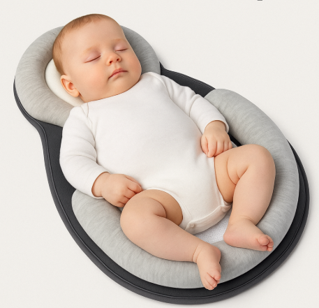 Ergonomisches Babykissen gegen Plattkopf – Komfort & Schutz für Neugeborene