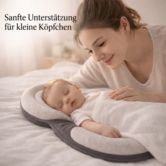 Ergonomisches Babykissen gegen Plattkopf – Komfort & Schutz für Neugeborene